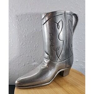 Vintage Wilton Armetale Pewter Like  Cowboy Boots Beer Mug.